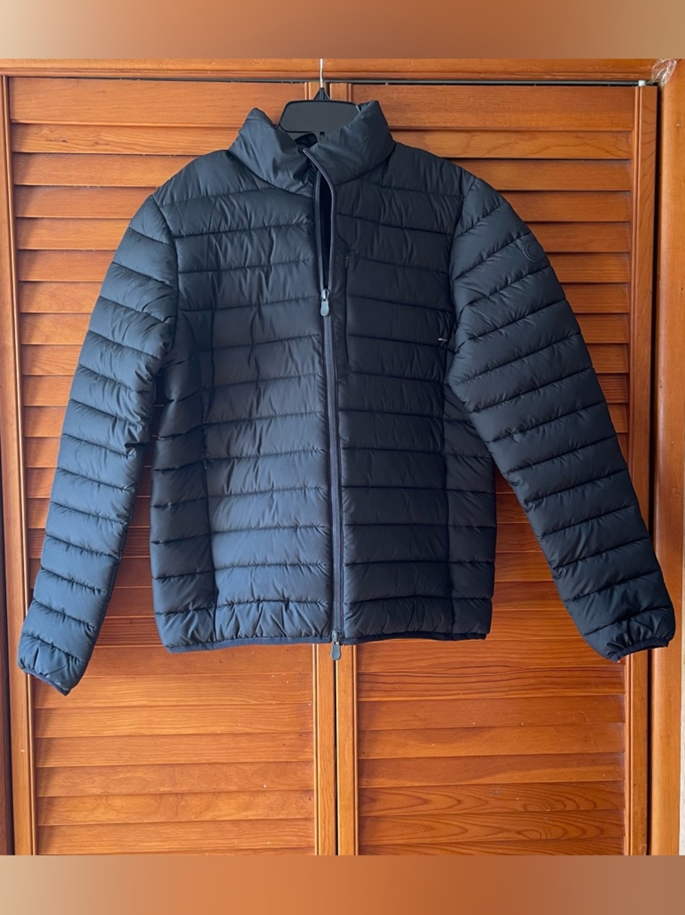 SAVE THE DUCK MEN'S PUFFER JACKET MOD. ERION IN BLACK. Size S Men 
#362